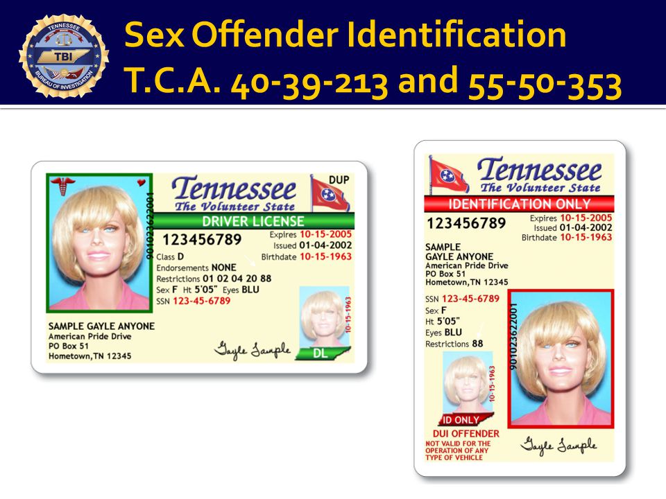 State of tennessee sex offenders list